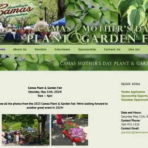 Camas Plant & Garden Fair Saturday, May 11th, 9am – 4pm!